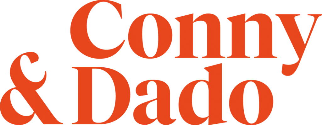 Logo von Conny & Dado in leuchtendem Orange, im Rahmen des "Sponsoren Ball der Vielfalt".